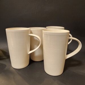 Gluckstein Home Porcelain Opaque Set of 4 Cream